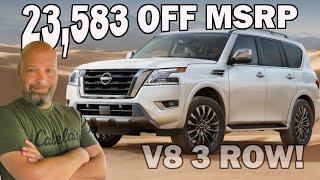 2024 Nissan Armada DEALS - 3 Row V8 - Tahoe And Sequoia Killer! Almost Same Price as Frontier!