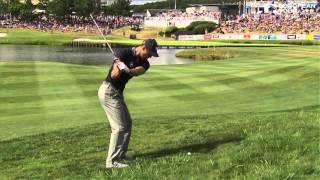 Martin Kaymer - slow motion golf swing - iron rough