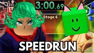 HELL CITY RAID 6 SOLO SPEEDRUN! | Anime Last Stand