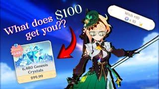 Crazy Emilie Wishing/Pulls | What does $100 get you?? | Genshin Impact (My Account is Blessed)