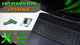 HP Pavilion 15 Gaming Upgrade RAM / SSD / HDD - Disassembly Guide