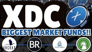 #XDC: THE WORLD'S BIGGEST MARKET FUNDS!! #ARCHAX #BLACKROCK #FIDELITY #STATESTREET