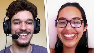 ELA FICOU MUITO FELIZ AO TER AULA DE CONVERSAÇÃO EM INGLÊS!