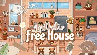 Aesthetic Free House[House Design] Toca Boca  Tocalifeworld | Makeover