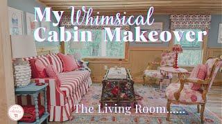 The Living Room | My Whimsical Cabin Makeover