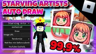 [OP]️Roblox starving artists️|script auto draw|EsohaSL|No key|mobile/PC|Lion Kc Lee