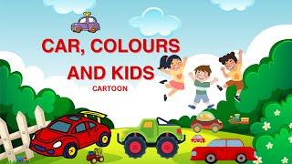 Colour Cars for Toddlers | Learning Colours With Cars | English Learning Fun Activity |
