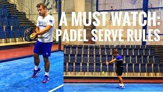 Padel Serve Rules