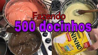 FAZENDO UMA ENCOMENDA DE 500 DOCINHOS ️ | DOCES POR ENCOMENDA!!!| Letícia Borgheti ‍