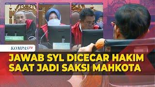 [FULL] Hakim Cecar SYL saat Jadi Saksi Mahkota Kasus Korupsi Kementan, Dana Umrah hingga Mobil Anak