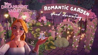 ROMANIC GARDEN  // Ancient's Landing // Speed Decorating // Disney Dreamlight Valley