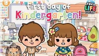 First day of kindergarten!!  *WITH VOICE* II Toca boca Roleplay