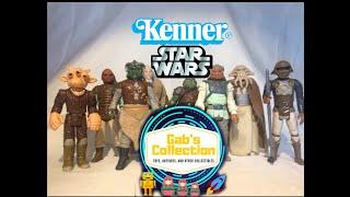 Vintage Kenner Star Wars - Bib, Klaatu, Weequay, Gamorrean, Ree Yees, Nikto, Tessek, & Lando (Skiff)