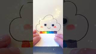 How to draw a cloud and a rainbow | Step by step Drawing for kids