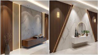 +300 Stylish Modern Living Room Wall Decor Ideas & Wall Cladding 2024 | Home Interior Wall Design