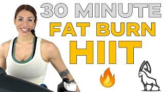 30 MIN FAT BURN HIIT | Treadmill Follow Along!