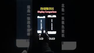 LCD vs OLED Display Comparison #smartphone #tech