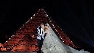 Behind the Scenes of An Epic Wedding at The Pyramids of Egypt