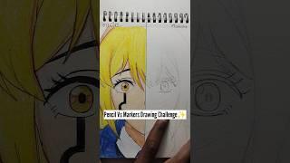 Drawing Lemon Irvine  Pencils Vs Markers  (Part.2) #shorts #drawing #lemon #mashle
