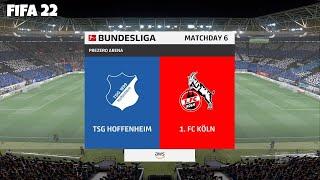 FIFA 22 | HOFFENHEIM VS FC KOLN | BUNDESLIGA - FULL MATCH | 4K