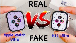 SPOT THE DIFFERENCE: Apple Watch Ultra VS H11 Ultra Smartwatch Comparison. They LOOK The Same!!!