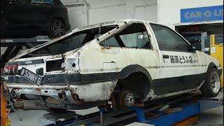 fix abandoned Toyota AE86 - Part 5