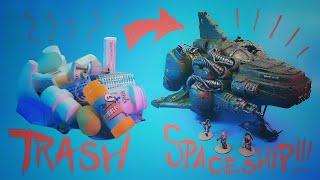 How To Make A SPACESHIP Out Of TRASH