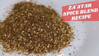 How to make zaatar ( Za'atar recipe )