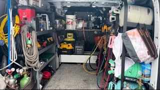 HVAC/Refrigeration Service Technician Van Setup 2024