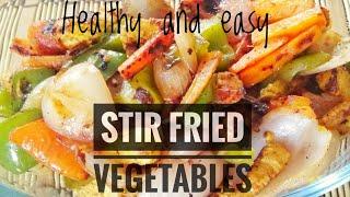 Stir Fried Vegetables | Sauteed Vegetables | Healthy | Pet Puja Food and Travel