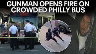 Gunman opens fire on crowded Philly bus, wounding 3