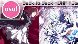 [osu!] World's End HDHR + VALLIS-NERIA HDHR