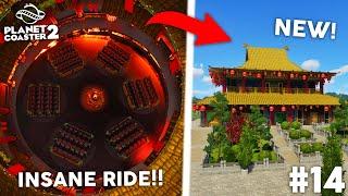 Planet Coaster 2 NEW CRAZY Ride in my Theme Park!!