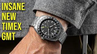 Full Grade 5 Titanium Automatic Traveler GMT - TIMEX x The James Brand Limited Edition