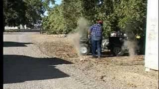 Rodenator controlling ground squirrels