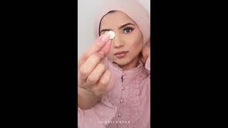 Pearled Magnet Pin Hijab Tutorial Feat. Saima Khan (saimascorner) | No More Holes!