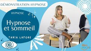 Démonstration protocole d'hypnose avec Tania Lafore à Annecy - problématique de sommeil