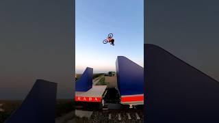 Cycle stunt on train #shorts #latentknow