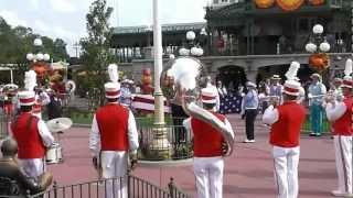 Magic Kingdom Flag Retreat Ceremony - August 29, 2012, Walt Disney World