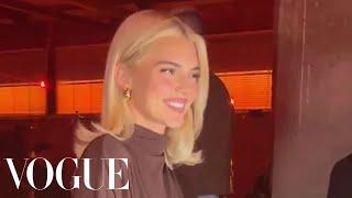 Kendall Jenner Goes Blonde at Bottega Veneta