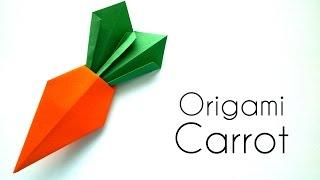 Origami Carrot Tutorial
