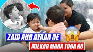 ZAID AUR AYAAN NE MILKAR MARA TUBA KO || ARMAAN MALIK VLOGS