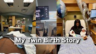 My Twin Birth STORY-TIME | I FAINTED | CS Delivery |NICU  babies.