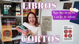 ️¿Bloqueo lector? ¿Mucho tiempo que no lees? LIBROS CORTOS ️