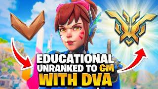 UNRANKED to GM W/ D.Va [EDUCATIONAL]