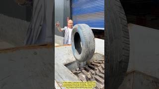 Shredding Satisfaction: Watch This Tire Get Totally Destroyed!