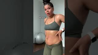 Lower Belly Fat Transformation (Post C-Section)! #fitnessmotivation