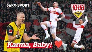 Jeff Chabot und Karma regeln beim VfB in Dortmund - DEIN VfB #147 | SWR Sport