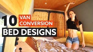 10 Awesome BED DESIGNS for your VAN CONVERSION  