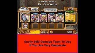 OPTC Kizuna 6+ V2 Crocodile - Sucky STR Super Boss Team (A Terrible 56M Damage)